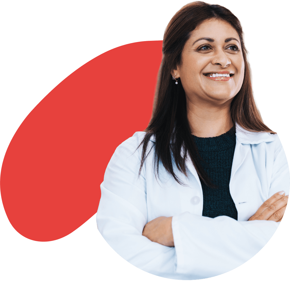 Doctor smiling
