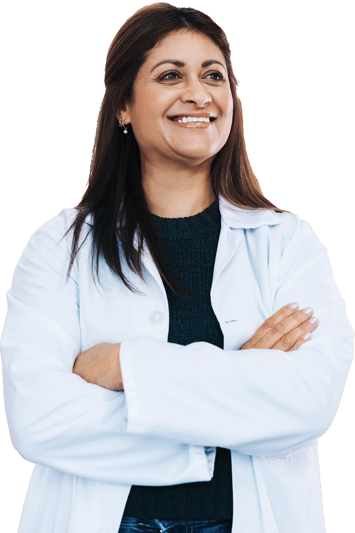 Doctor smiling