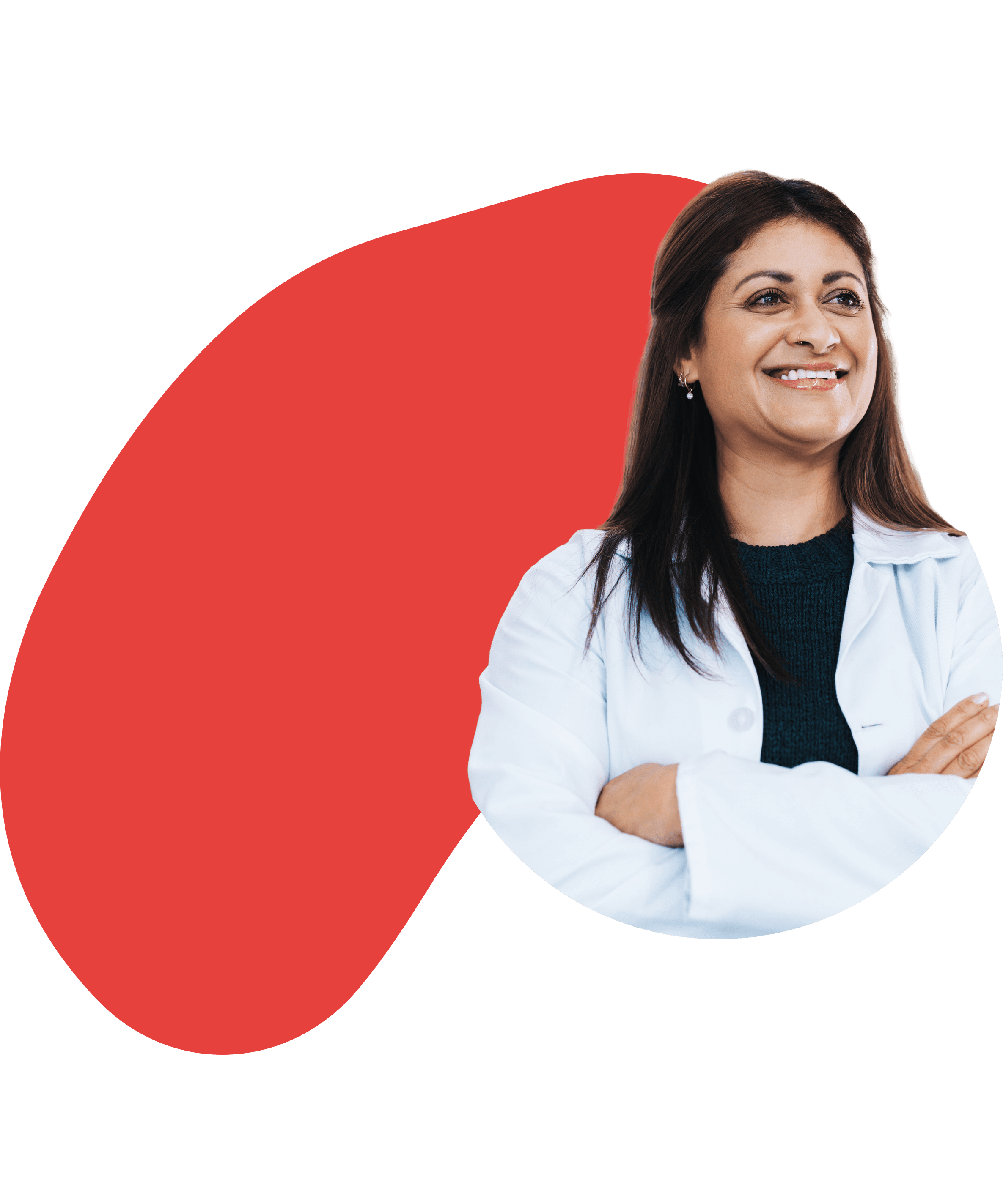 Doctor smiling
