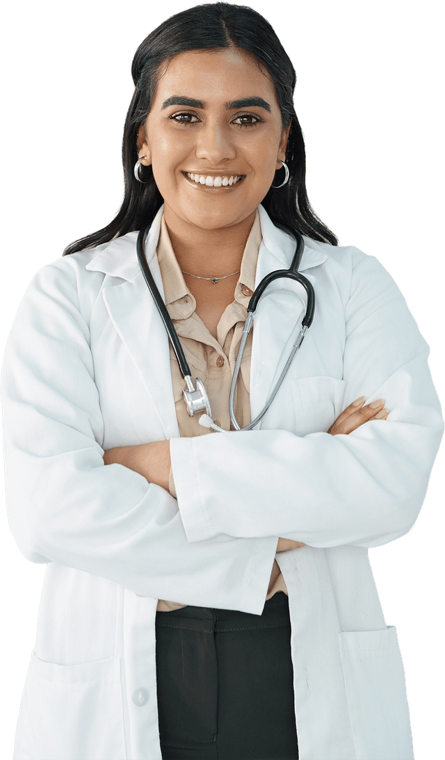 Doctor smiling